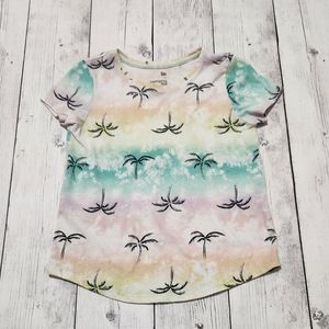 SO Favorite Tee S (7) Palm tree tie dye short sleeve tip